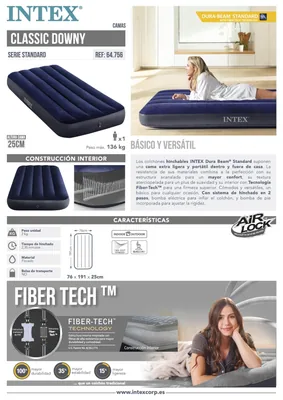 Intex Colchón hinchable individual 76x191x25 cm – foto 3
