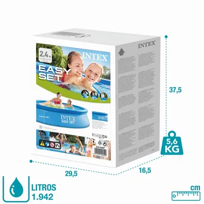 Intex 55236 Piscina hinchable redonda Ø244x61 cm 1.942 litros – foto 7