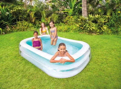 Intex 56483NP Piscina hinchable rectangular 262x175x56 cm 770 l azul – foto 1
