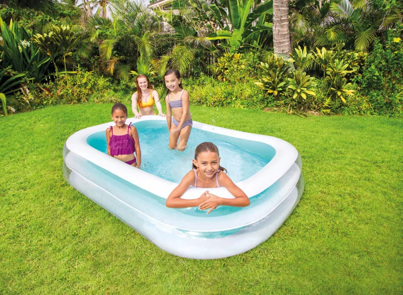 Intex 56483NP Piscina hinchable rectangular 262x175x56 cm 770 l azul