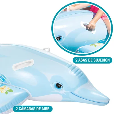 Intex Delfín Hinchable acuático - 1 unidad – foto 3