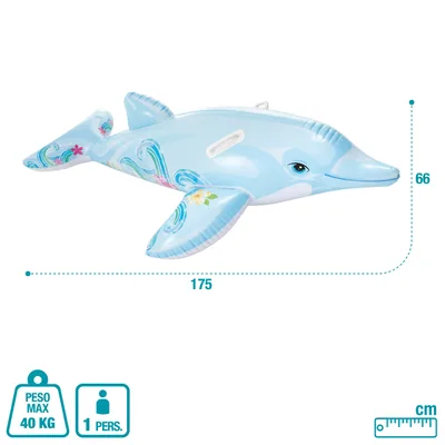 Intex Delfín Hinchable acuático - 1 unidad – foto 4