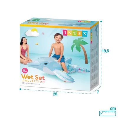 Intex Delfín Hinchable acuático - 1 unidad – foto 5