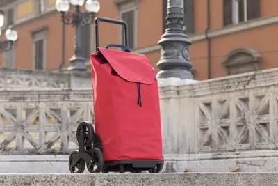 Gimi Tris Urban Carro de la compra 6 ruedas rojo 52L – foto 2