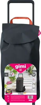 Gimi Tris Urban Carro de la compra 6 ruedas gris 52L – foto 1
