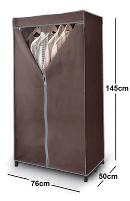 Domopak Living Armario guardarropa de tela 75x50x145 cm – foto 2