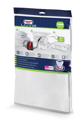 Domopak Living Bolsa de vacío con Funda 15,5 cm