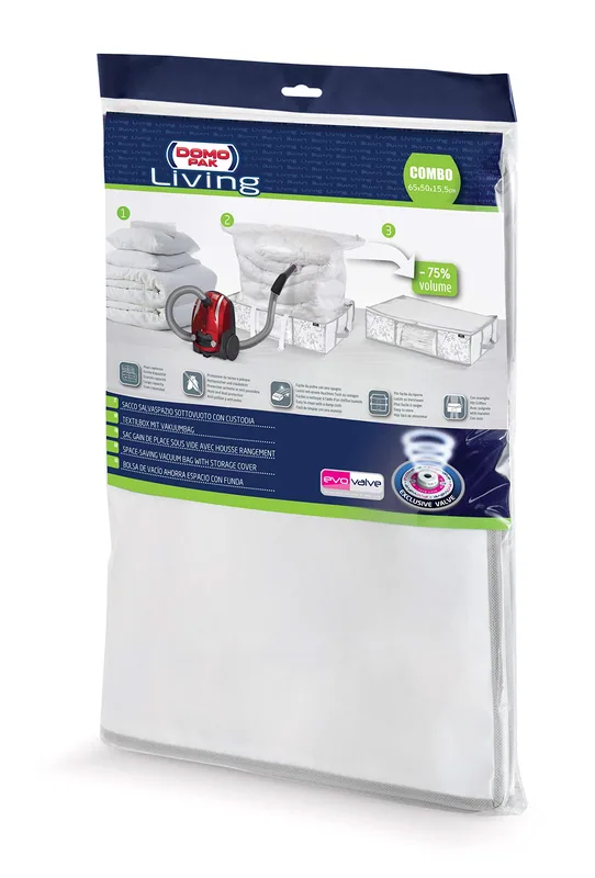 Domopak Living Bolsa de vacío con Funda 15,5 cm - 1 unidad