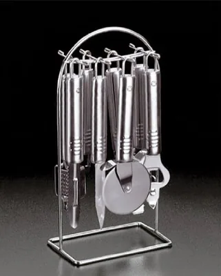 Metaltex Juego de 6 utensilios de cocina con soporte Imperial – foto 2