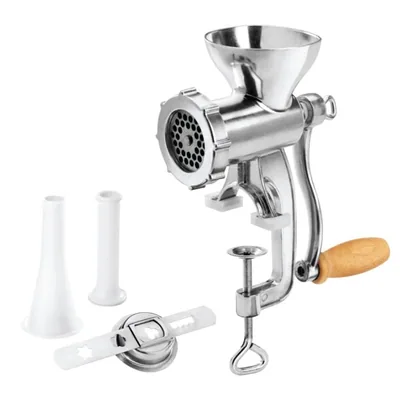 Metaltex 251721010 Picadora de carne y verduras con accesorios de aluminio – Varios