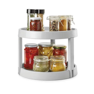 Metaltex Organizador giratorio Giro-2 2 alturas Ø28x21cm