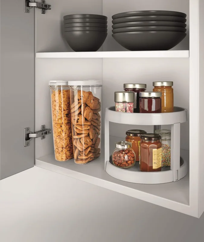 Metaltex Organizador giratorio Giro-2 2 alturas Ø28x21cm