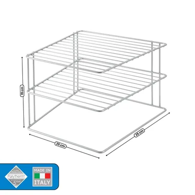 Metaltex Rinconera para platos 3 alturas gris – foto 5