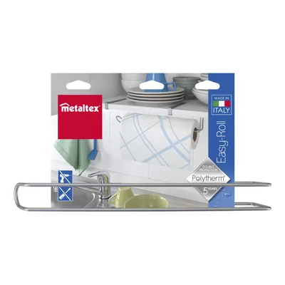 Metaltex Easyroll colgador de rollo de cocina acabado Polytherm gris – foto 4
