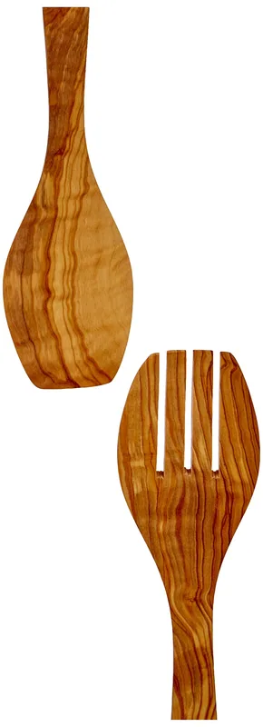 Metaltex 75582 Cubierto Ensalada Madera de Olivo - 1 unidad