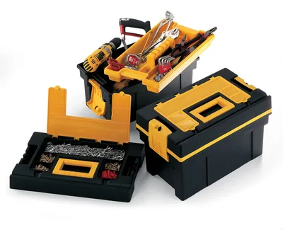 Terry Maletín para herramientas Tool Chest 18 negro y amarillo – foto 2