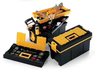 Terry Maletín para herramientas Tool Chest 22 negro y amarillo – foto 2
