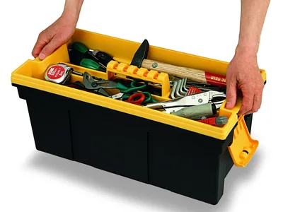 Terry Maletín para herramientas Tool Chest 22 negro y amarillo – foto 3