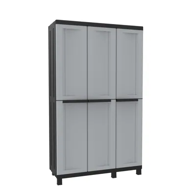 Terry Twist Black 102A Armario multifunción 3 puertas 102x39x170 cm