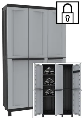 Terry Twist Black 102A Armario multifunción 3 puertas 102x39x170 cm – foto 4