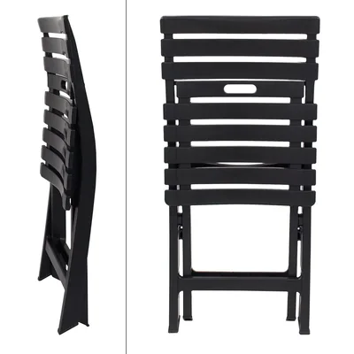 Multistore 2002 Silla de resina plegable Ipae Komodo antracita – foto 2