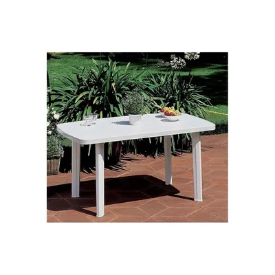 PRO Garden 9694329 Mesa modular ovalada blanco 137x85x72 cm – foto 2