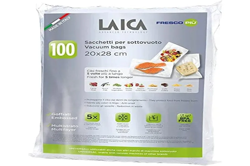 Laica VT3501 100 bolsas de conservación al vacío 20x28cm