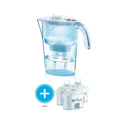 Laica Jarra filtrante Stream Line 2.3L blanca + 3 filtros bi-flux – foto 1