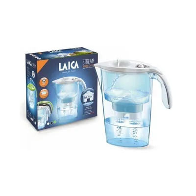 Laica Jarra filtrante Stream Line 2.3L blanca + 3 filtros bi-flux – foto 2