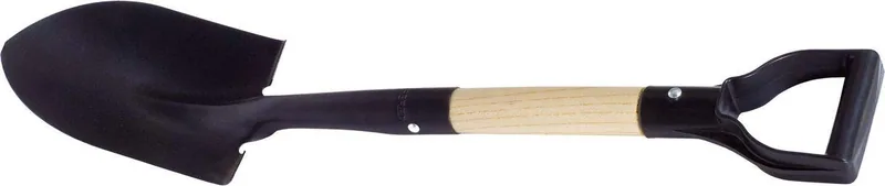 Stocker Pala de acero con mango de madera