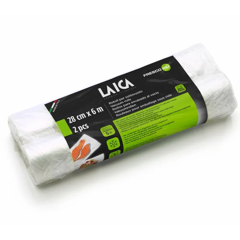Laica Rollos para Envasar al Vacío 2 Rollos T3509 - 1 unidad