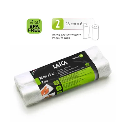 Laica Rollos para Envasar al Vacío 2 Rollos T3509 - 1 unidad – foto 5