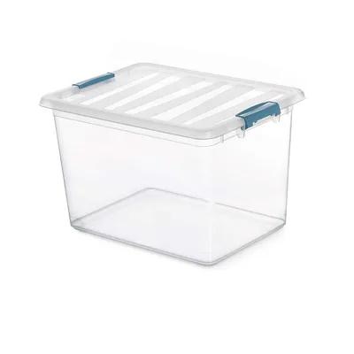 Domopak Living Caja Katla transparente con asas ergonómicas 20 l – foto 2