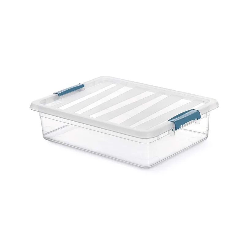 Domopak Living Caja katla transparente 8L 39X29X10,5CM - pack de 2 unidades