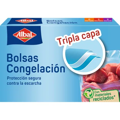 Albal Bolsas Congelación Surtida 1 8 Litros (pack de 3)