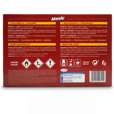 Magic Carbon Magic Encendedor Barbacoa - pack de 6 unidades – foto 5