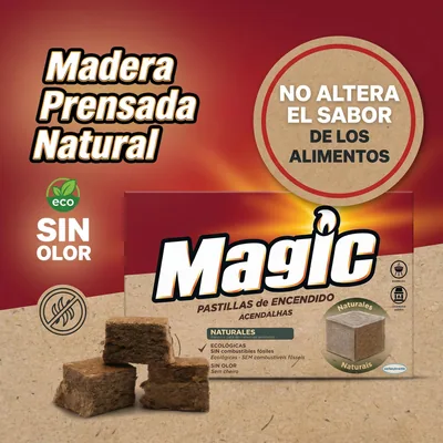 Magic Carbon Magic Encendedor Barbacoa - pack de 6 unidades – foto 1
