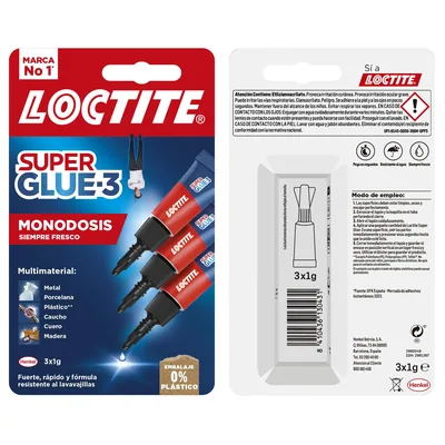 Loctite Super Glue-3 Monodosis pegamento instantáneo transparente 1 g – foto 5