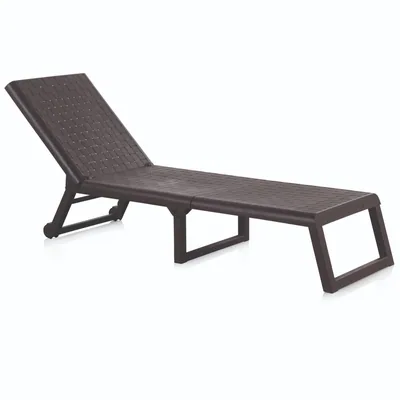 Shaf Dream tumbona 199x58x42 cm marrón