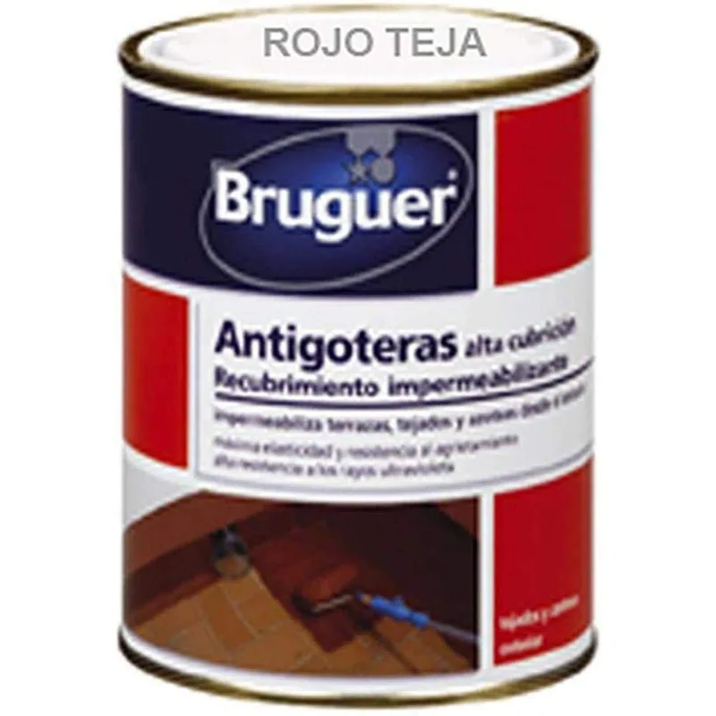 Bruguer Antigoteras rojo teja 4 l