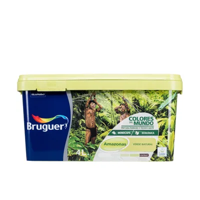 Bruguer Colores del Mundo Amazonas verde natural 4 l