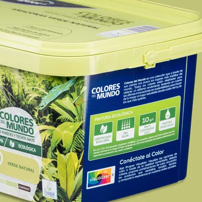 Bruguer Colores del Mundo Amazonas verde natural 4 l – foto 4