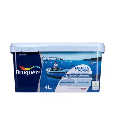 Bruguer Colores del Mundo Mediterráneo azul natural 4 l – foto 6