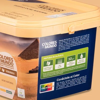 Bruguer Colores del Mundo Egipto ocre natural 4 l – foto 4