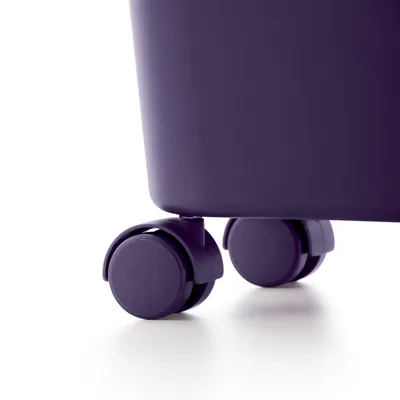 Mery Cubo fregona con ruedas y escurridor automático 14L morado – foto 7