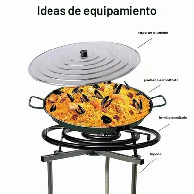 Vaello Campos Sartén honda esmaltada con asas 50 cm – foto 6