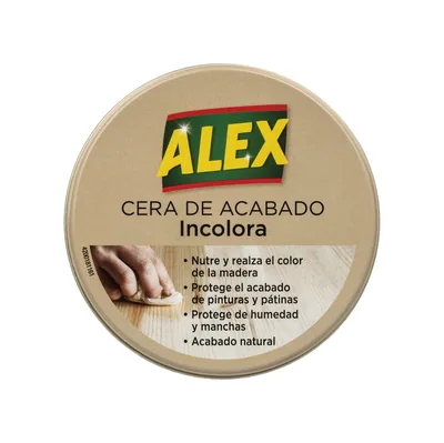 Alex cera para muebles acabado incoloro 250 g (pack de 3)