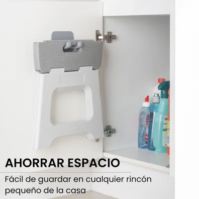 Vigar Taburete Plegable Portatil Compacto para Adultos 32 cm - 1 unidad – foto 9