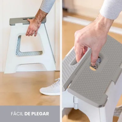 Vigar Taburete Plegable Portatil Compacto para Adultos 32 cm - 1 unidad – foto 2