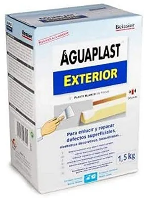Beissier M28043 Aguaplast exterior reparador en polvo 1 5 kg (pack de 2)